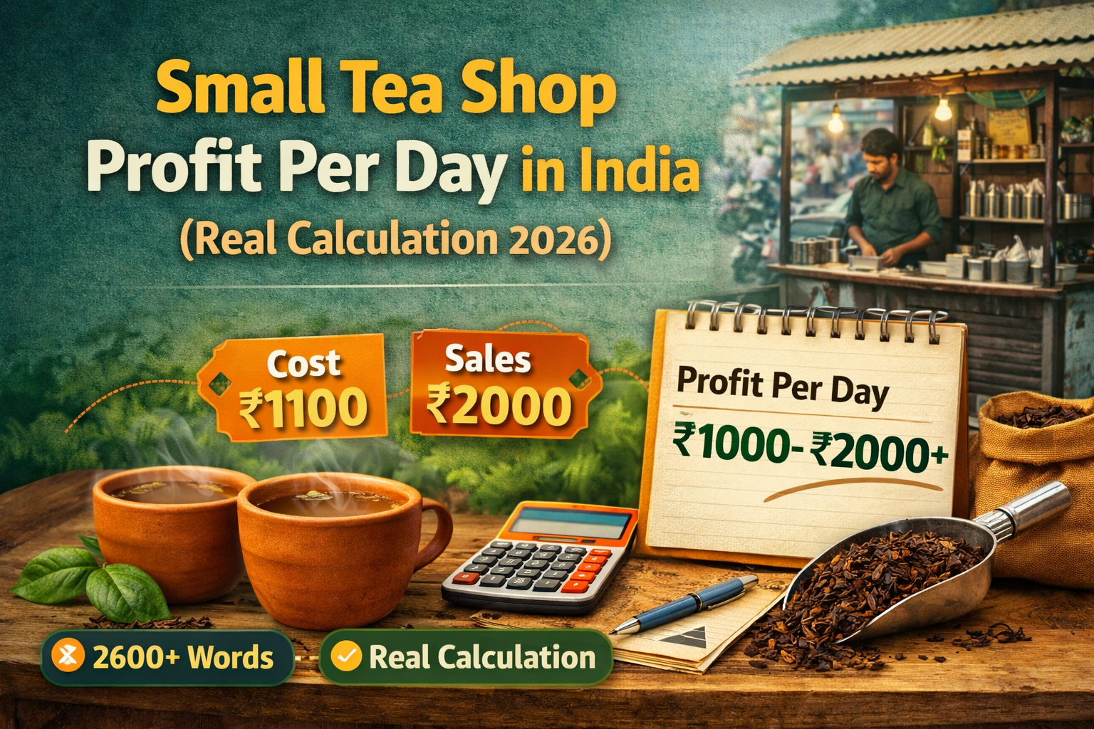 Tea Shop Profit