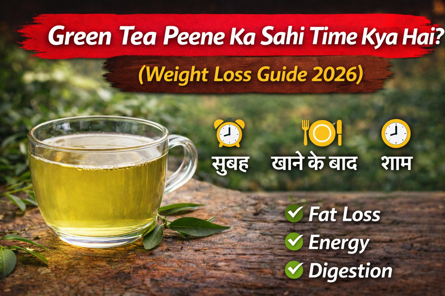 Green tea benefit