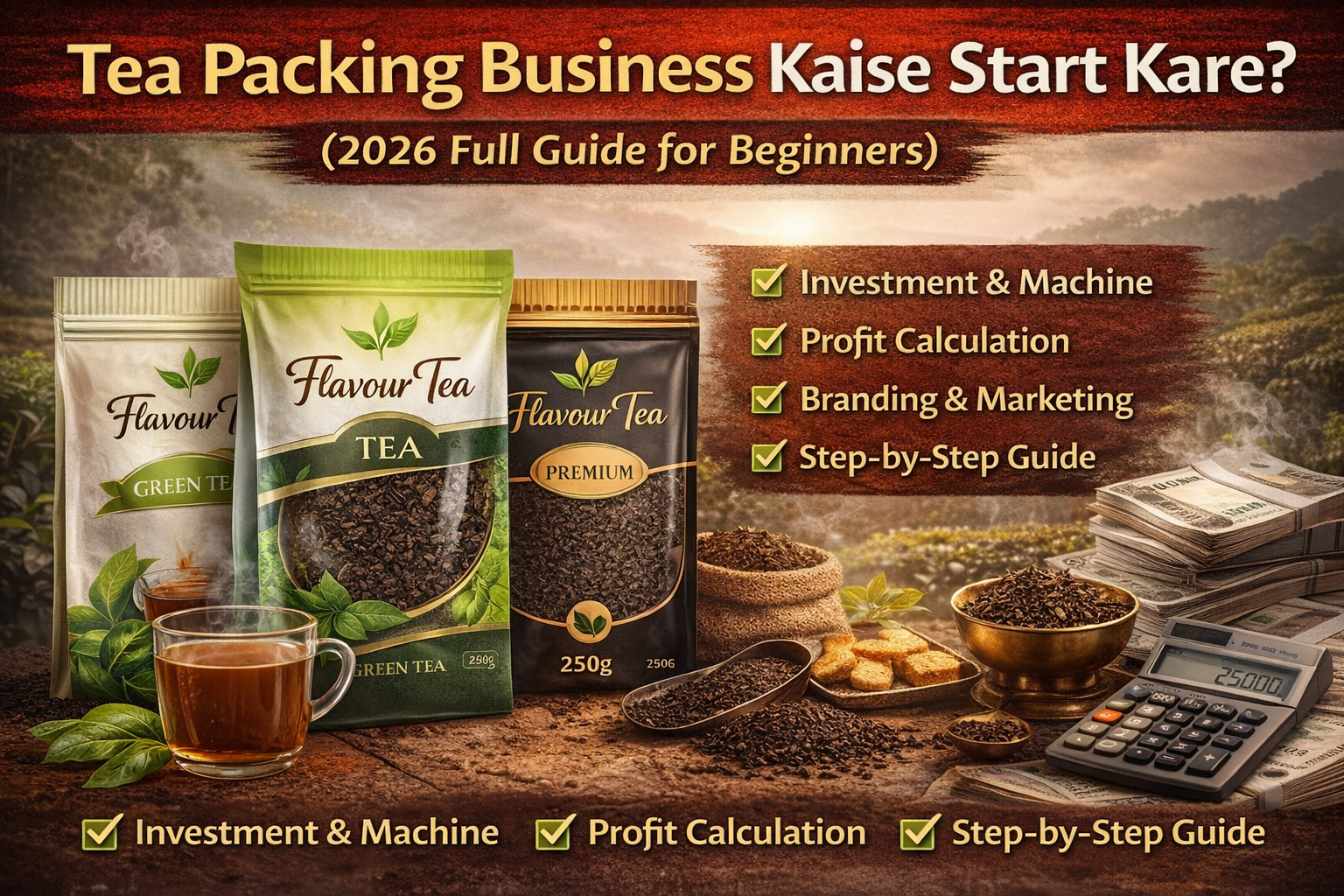 Tea packing business
